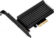 Плата расширения SilverStone PCIE X4 для SSD M.2 SATA + NVME HEATSINK (SST-ECM24)