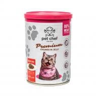 Консерва для котов Pet Chef кусочки в желе мясной микс 415 г