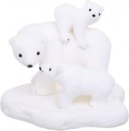 Декорация новогодняя Медвежья семья на катке 27 см EPI-LXC-2513