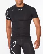 Футболка 2XU Core Compression Short Sleeve MA6399a_BLK/SIL р.S черный