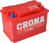 УЦЕНКА! Аккумулятор автомобильный Kainar CRONA 75Ah 700A 12V «+» справа (СТ-00077578) (УЦ №2412)