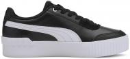 Кроссовки женские зимние Puma Carina Lift 37303106 р.37,5 черно-белые