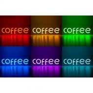 Неонова вивіска ArtEco Light COFFEE 14 Вт 145x480 мм RGB