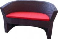 Диван садовый Rattwood Родзинка 45х125 см коричневый