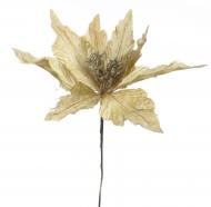 Цветок декоративный пуансетия блестящая 23 x 27 см цвет в ассортименте EPI-EYF12-3292LJ