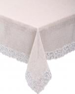 Скатерть водонепроницаемая Marsilya 140x220 см бежевый Daimon Home