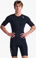 Комбинезон 2XU Core Sleeved Trisuit MT7043d_BLK/WHT р.S черный