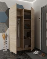 Шкаф-пенал Світ Меблів Solo 2050х1200х550 мм дуб сонома / дуб сонома