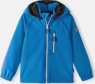 Куртка унисекс Reima Softshell Vantti р.134 синий 5100009A-6390