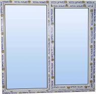 Окно поворотно-откидное OpenTeck DE-LUX 60 1200x1400 мм правое