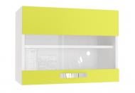 Шкаф верхний под вытяжку Шарлотта 60ВВ/450 лайм/белый SOKME