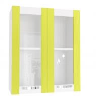 Шкаф верхний Шарлотта 60ВВ лайм/белый SOKME