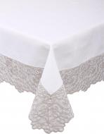 Скатерть водонепроницаемая Paris 140x220 см кремовый Daimon Home