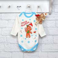 Боді унісекс Blanka Різдво р.80 білий 12809