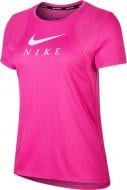 Футболка Nike W NK RUN TOP SS GX CJ1982-601 р.M розовый