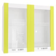 Шкаф верхний Шарлотта 80ВВС лайм/белый SOKME Шкаф верхний Шарлотта 80ВВС лайм/белый SOKME