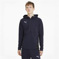 Джемпер Puma teamFINAL 21 Casuals Hoody 65649206 р. L синий