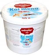 Корм Акваріус для риб Меню для Коі чіпси 10 л/3 кг (протеїн, жир, клітковина)