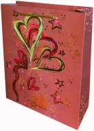 Пакет подарунковий 26x32x10см Преміум "Валентинки" Happycom International Пакет подарунковий 26x32x10см Преміум "Валентинки" Happycom International