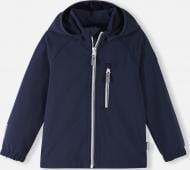 Куртка унісекс Reima Softshell Vantti р.86 темно-синій 5100009A-6980