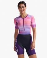 Комбинезон 2XU Aero Sleeved Trisuit WT6431d_PTP/ACI р.XS розовый