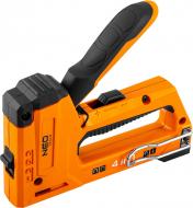 Степлер NEO tools 16-030 4 в 1 6-14 мм скобы J G L E алюминий