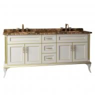 Тумба на ніжках Ваші Меблі Класік на два умивальники 200 білий