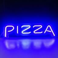 Неонова вивіска ArtEco Light Pizza_1 12 Вт 170x600 мм синій
