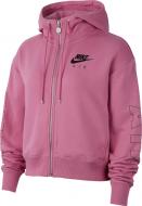 Джемпер Nike W NSW AIR HOODIE FZ FLC BB CJ3041-693 р. M розовый