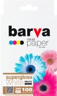 Фотобумага BARVА белый суперглянец 200 г/м2 10x15 100 листов Profi (IP-R200-261)