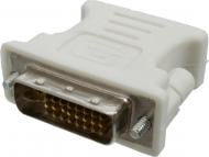 Перехідник Patron DVI-I 24+5 M на VGA F білий (ADAPT-PN-DVI-VGA-F)