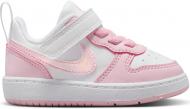 Кроссовки для девочек демисезонные Nike COURT BOROUGH LOW RECRAFT DV5458-105 р.18,5 розовые