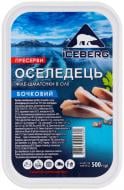 Оселедець Iceberg філе-шматочки в олії Бочковий 500 г