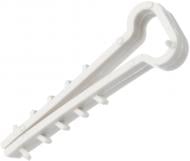 Дюбель быстрого монтажа для кабеля E.NEXT 10мм плоский 100 шт. белый