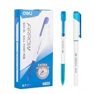 Ручка шариковая Deli EQ23-BL синяя 0,7 мм белый корпус