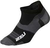 Носки 2XU Vectr Ultralight No Show Socks р.S UA7027e_BLK/TTM р.35-37,5 черный