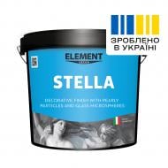 Декоративне покриття моделювальна Element Decor Stella 1 кг напівпрозорий