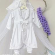 Комплект для хрещення Tigres Наполеон та Жозефіна р.62 білий А01202062