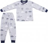 Пижама детская для мальчика Татошка 106202 р.110 серый