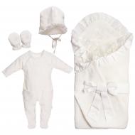 Комплект для крещения Tigres Классик р.62 белый КТ-18