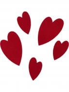 Декоративний елемент GoToArt Сердечка Вікторія 3,5-5,5 см 5 шт. 125446