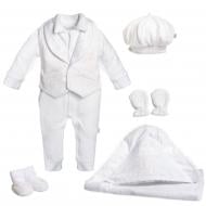 Комплект для крещения Tigres Французский шик р.62 белый КТ-20