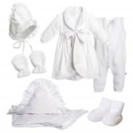 Комплект для хрещення Tigres Наполеон та Жозефіна р.62 білий КТ-21