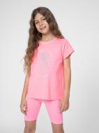 Футболка 4F TSHIRT F398 4FJSS23TTSHF398-56S р.140 розовый