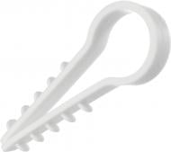 Дюбель быстрого монтажа для кабеля E.NEXT 16 мм круглый 50 шт. белый