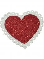 Декоративний елемент Палке серце 7,5 см 125450
