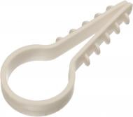 Дюбель быстрого монтажа для кабеля E.NEXT 20 мм круглый 50 шт. белый