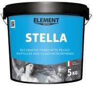 Декоративне покриття моделювальна Element Decor Stella 5 кг напівпрозорий