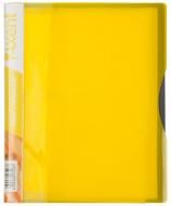 Папка с файлами 20 шт. А5 желтая Axent