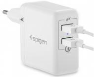 Зарядний пристрій Spigen Essential F207 Quick Charge 3.0 Wall White (000AD21390)